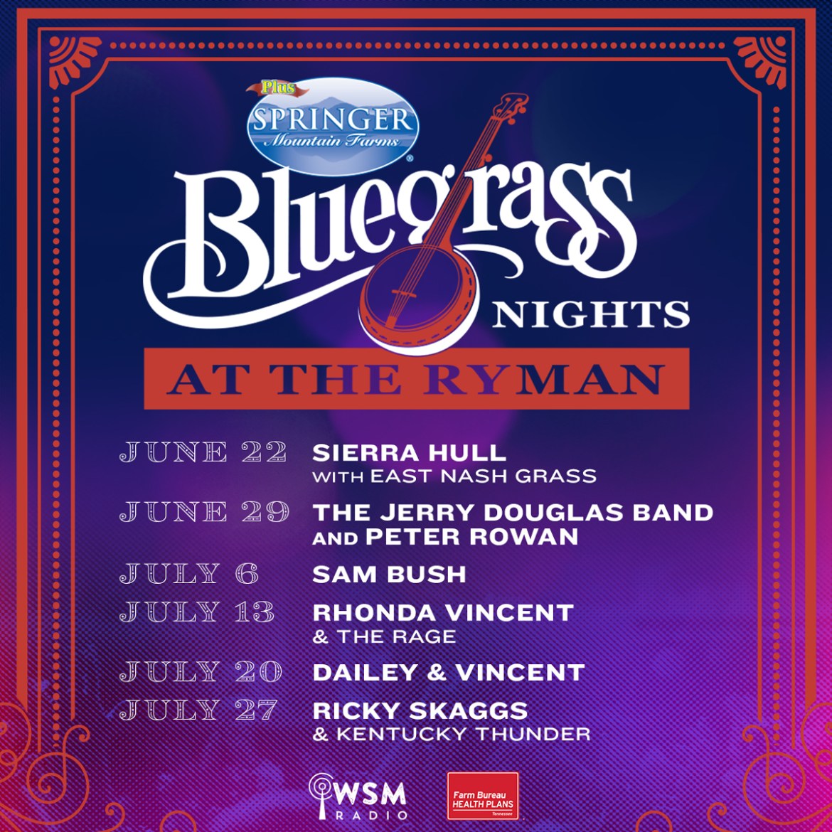 Bluegrass Nights at the Ryman is Back for 2023!